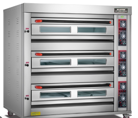 3 Deck 9 Tray Gas and Electric Oven