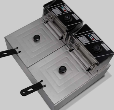 Electric Double Deep Fryer 6+6 Ltr