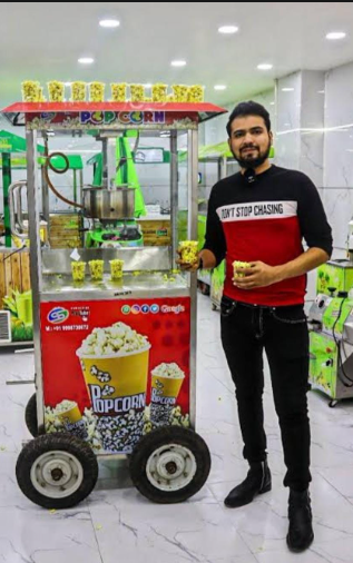 Popcorn Jumbo Cart Machine Gas